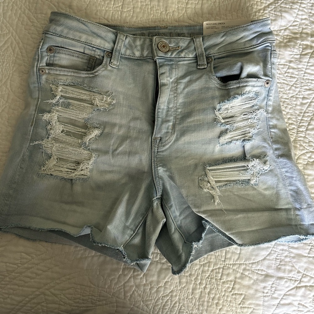 American Eagle Women’s Light Wash Shorts Size 10